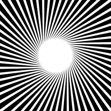 Rays, beams, starburst (sunburst) pattern. Converging lines abstract backgrou 스톡 일러스트