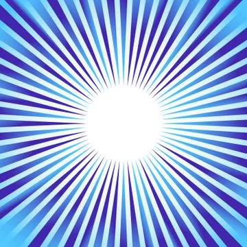 Rays, beams, starburst (sunburst) pattern. Converging lines abstract backgrou Illustrazione stock