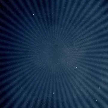 Rays in  blue universe Stock Illustration