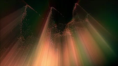 Rays of emiiter light neon prisim abstract animation Stock Footage 284248434