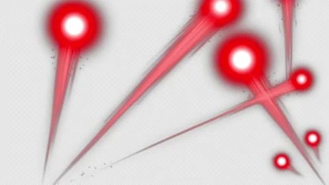 Rays of energy flying in different directions on a black screen. Stock Footage 209641914