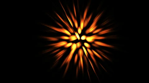 Rays of energy forming a fireball Video stock 36548176