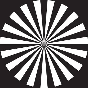 Rays, flat design Stock Illustration