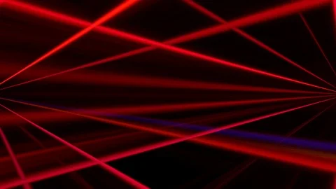 Rays glow electronic music red illuminated beams Stock Footage 115267107