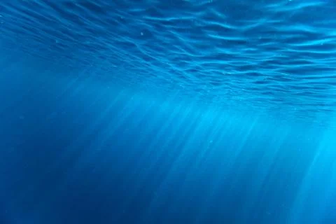 Rays in The Indian Ocean Foto stock
