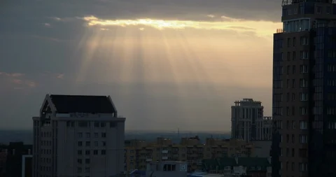 Rays of Light  4K full ProRes 422 HQ Stock Footage 129604767