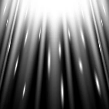 Rays of light from above, white color Stock Illustration