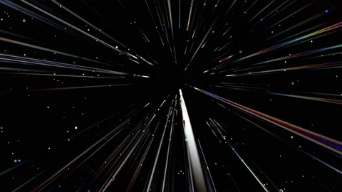 Rays of light, all colors of the rainbow Stock Footage 196989287