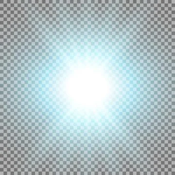 Rays of light, aqua color Stock Illustration