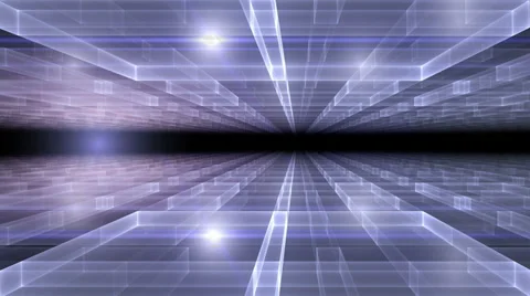 Rays of light,  blue geometrical horizon Stock-Footage 36692837