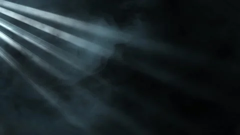 Rays of light, blue, heavenly, optical lens flare realistic animation. Video stock 137711460