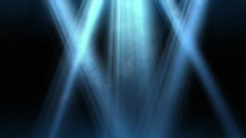 Rays of light, blue, heavenly, optical lens flare realistic animation. Stock Footage 137712174