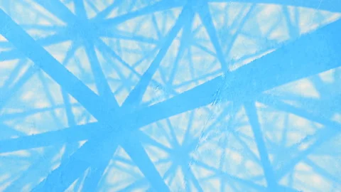 Rays of light breaks through moving geometric pattern 3d render loop animation Stock Footage 218130564