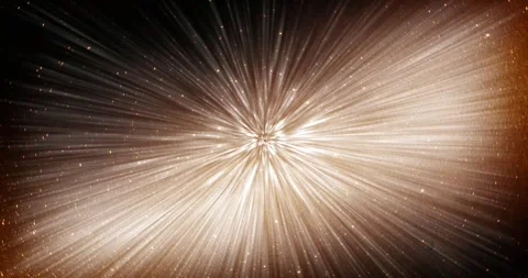 Rays of light from the center rotate and change color Stock Footage 290031755