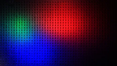 Rays of light of different colors in motion Stock Footage 101549941
