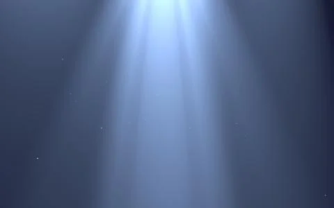 Rays Light Effects Isolated on Black Background for Overlay Design Stock Illustration