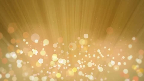 Rays of Light with Elegant Bokeh Gold Background. 스톡 동영상 79566695