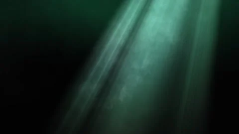 Rays of light, green, heavenly, optical lens flare realistic animation. Stock Footage 137712360