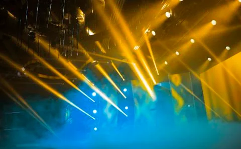 Rays of light illuminate the scene Stock Photos