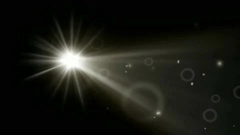 Rays of light motion graphics with night background Stock Footage 143095856
