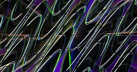 Rays of light move in waves against a dark background Stock Footage 247131959