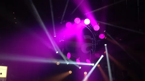 Rays of light from the projector 3 Stock Footage 62157904