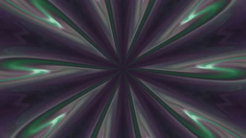 Rays of light in purple and green tones form a floral pattern Stock Footage 221487826