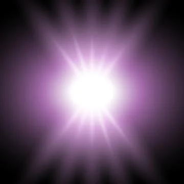 Rays of light, purple color Stock Illustration