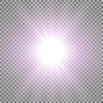 Rays of light, purple color Stock Illustration