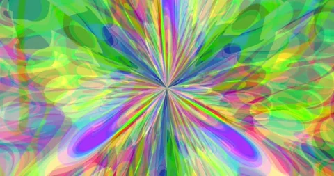 Rays of light in rainbow colors form patterns Stock Footage 249743868