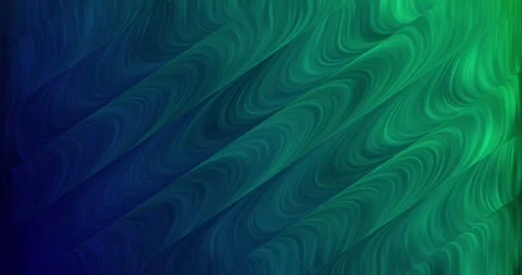 Rays of light in shades of blue and green move in waves Stock Footage 242587145