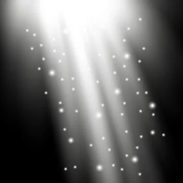 Rays of light with sparkles Stock Illustration