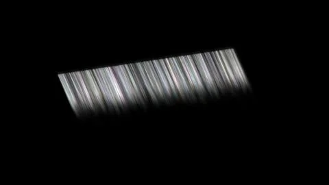 Rays of light, white lines, Rays of light motion graphics on a black background. Stock Illustration