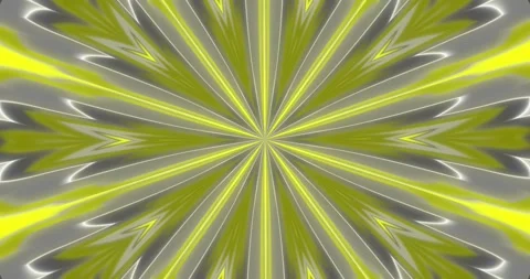 Rays of light in yellow, white and gray tones form floral patterns Stock Footage 242586739