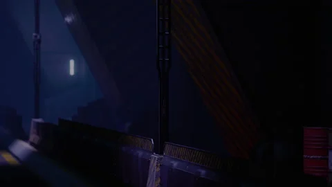 Rays neon light in the dark Stock Footage 236331220