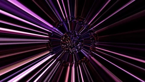 Rays out the ball vj loop Stock Footage 71157119