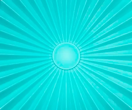 Rays pattern of green plastic surface Stock Photos