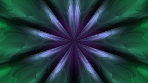 Rays of purple and green light move in waves. Stock Footage 202085915