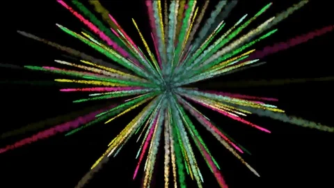 Rays sci-fi light futuristic Stock Footage 98681543