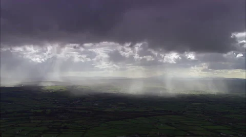Rays Of Sun And Cloud Stock Footage 65199828