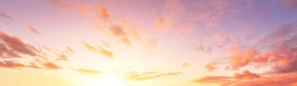 The rays of the sun breaking through the clouds in the evening or in the mo.. Stock Photos
