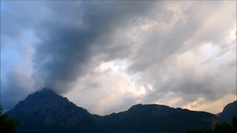 The rays of the sun in the clouds. Stock Footage 74183511