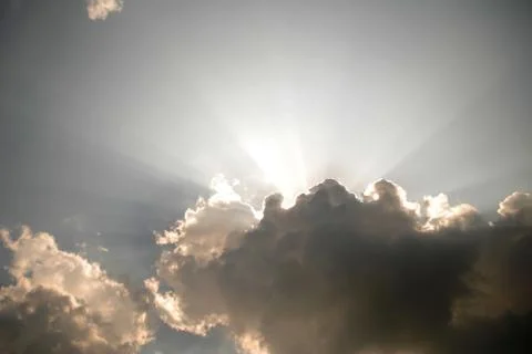 Rays of sun Stock Photos