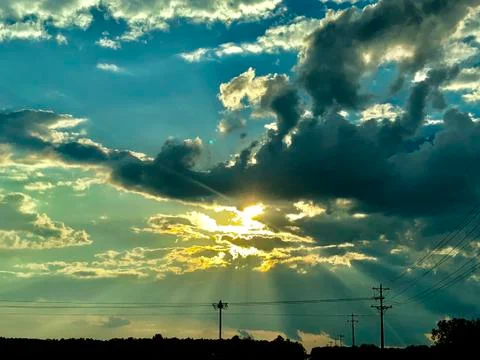 Rays of Sun Stock Photos