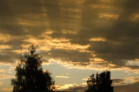 Rays of the sun Stock Photos