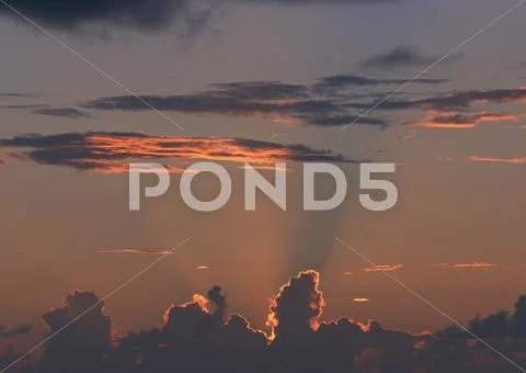 Rays of Sunlight Beam Stock Photos