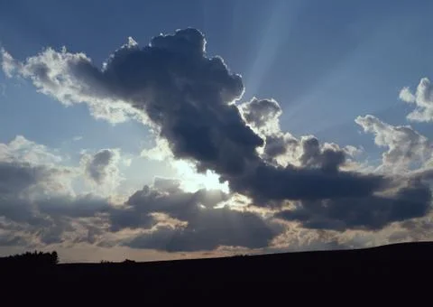 Rays of Sunlight Beam Stock Photos