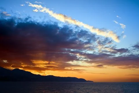 Rays of Sunlight at Sunset Photos