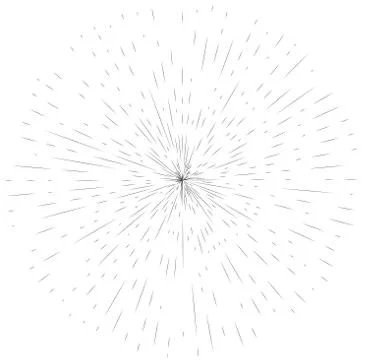 Rays on white background. engraving salute icon. Stock illustration Stock Illustration