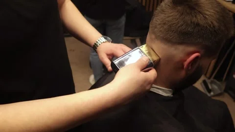 Razor in barbershop Stock Footage 268641548